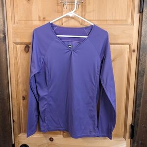 REI Purple Long Sleeve Tee for Everyday Comfort